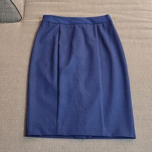 Body by Victoria's Secret Blue Casual Office Minimalist Pencil Skirt Size 2